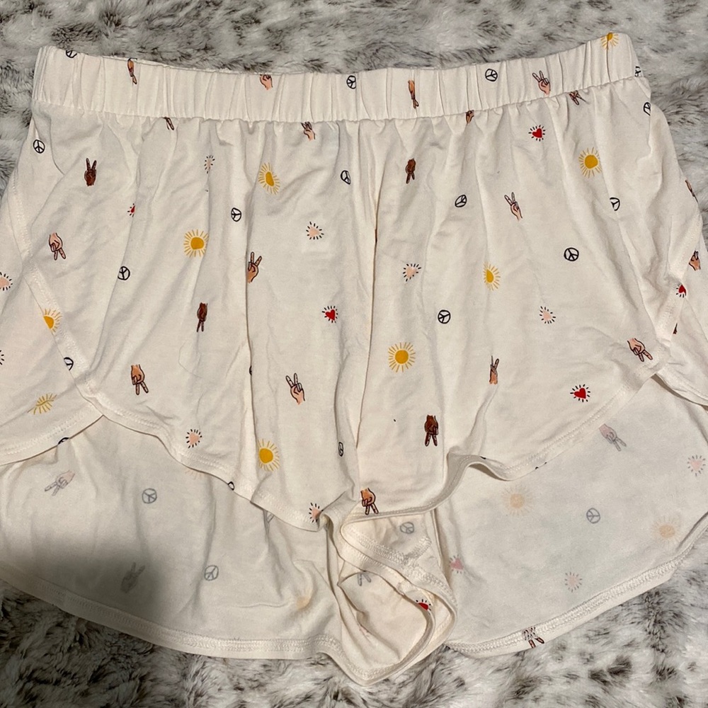 Womens sleep shorts, large